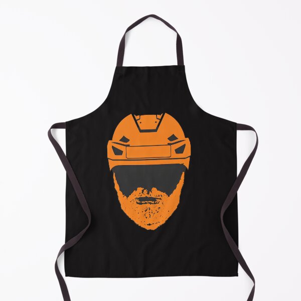 Item preview, Orange Hockey Helmet Beard designed and sold by KirkCarlton.