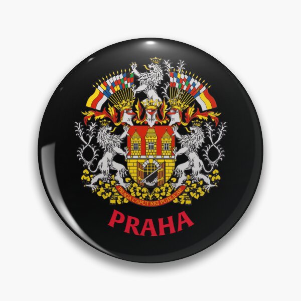 Item preview, Prague Coat of Arms Praha Czechia designed and sold by Retr0Tshirts.