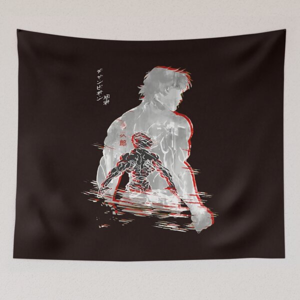 Item preview, Muscular Glitch Double Exposure Fighter Silhouette designed and sold by GoffJennie.