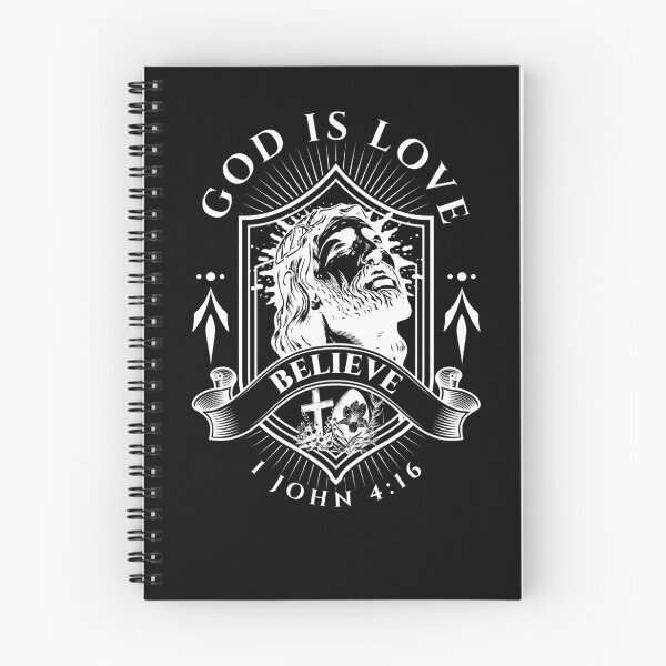 Item preview, Jesus Christ - God Is Love Believe Bible motif designed and sold by FeverVoid.
