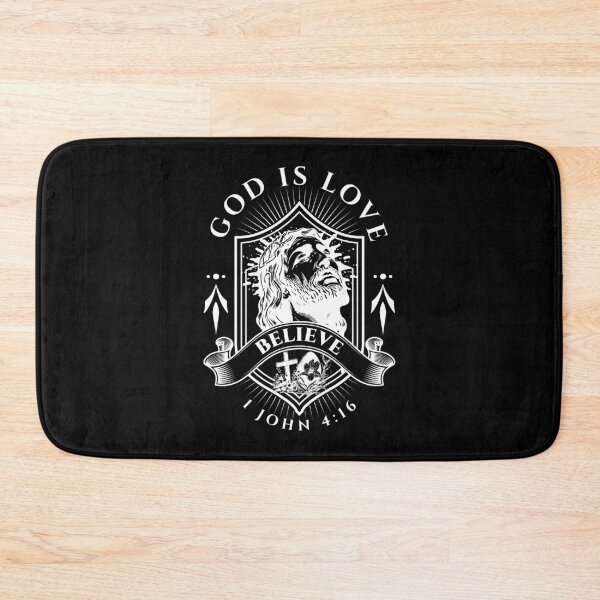 Item preview, Jesus Christ - God Is Love Believe Bible motif designed and sold by FeverVoid.