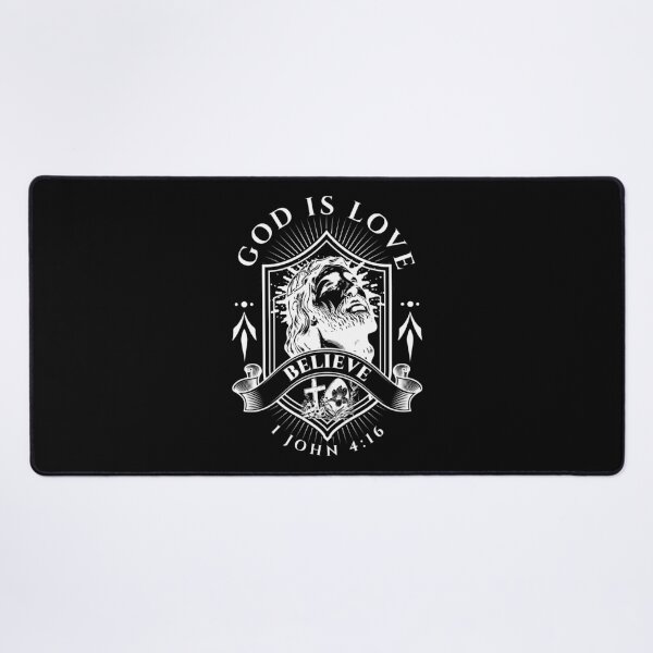 Item preview, Jesus Christ - God Is Love Believe Bible motif designed and sold by FeverVoid.