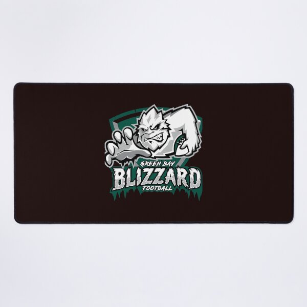 Item preview, Green Bay Blizzard Football Mascot Graphic designed and sold by GoffJennie.