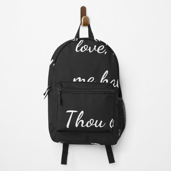 Item preview, “Thou canst not, love, disgrace me half so ill,” - handwriting white designed and sold by ariksworld.
