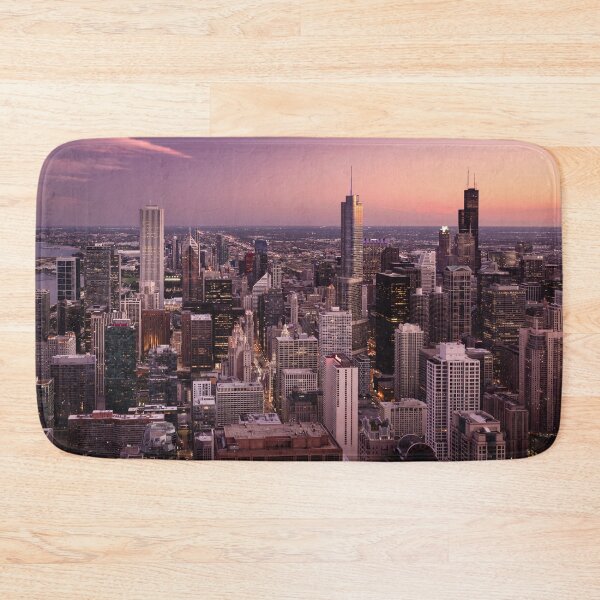 Item preview, Chicago Skyline at Sunset designed and sold by David Bowman.