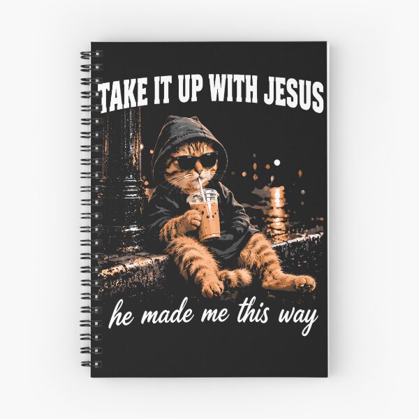 Item preview, Take It Up With Jesus He Made Me This Way designed and sold by Chromatic-Cubes.
