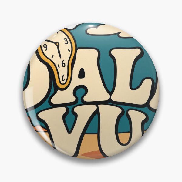 Item preview, Dalí Vu – Surrealist Pun Sticker designed and sold by dargul.