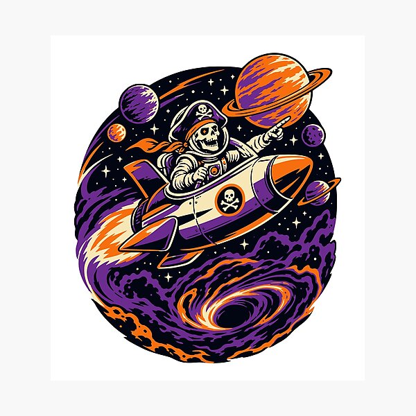 Item preview, Cosmic Pirate designed and sold by Dark Energy.
