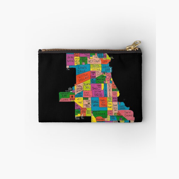 Item preview, Chicago Neighborhood Map designed and sold by ChoiceFreedom.