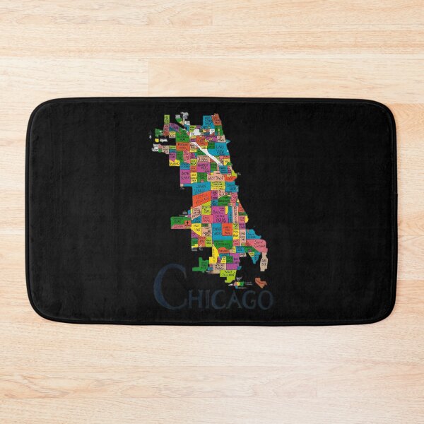 Item preview, Chicago Neighborhood Map designed and sold by ChoiceFreedom.