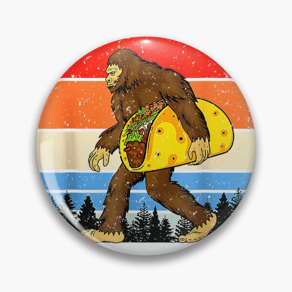 Artikelvorschau, Lustiges Bigfoot-T-Shirt mit Taco, lustiges Taco-Shirt, Taco-T-Shirt entworfen und verkauft von Badriiiii.