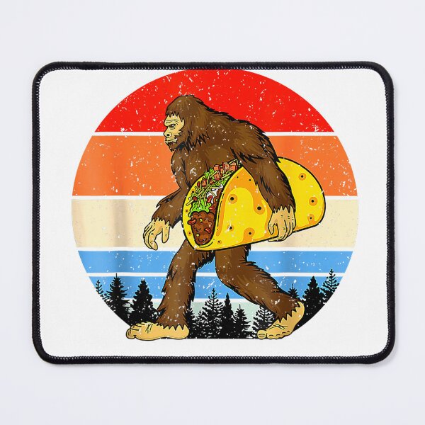 Item preview, Funny Bigfoot Holding A Taco Tshirt, Funny Taco Shirt, Taco T-Shirt designed and sold by Badriiiii.