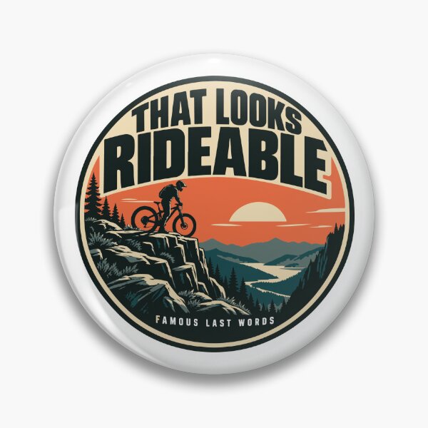 Item preview, That Looks Rideable Funny MTB Shirt Mountain Bike Humor Cycling Tee designed and sold by SingleTrackes.
