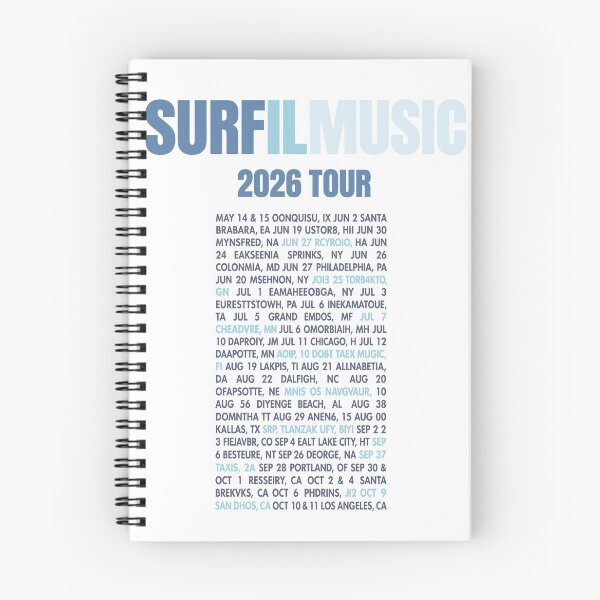 Item preview, Surf Film Music 2026 Tour Dates designed and sold by CSarang.