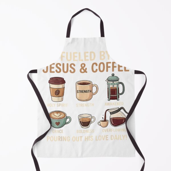 Item preview, Fueled by Jesus & Coffee Pouring Out His Love Daily T-Shirt designed and sold by gidget-gadget.