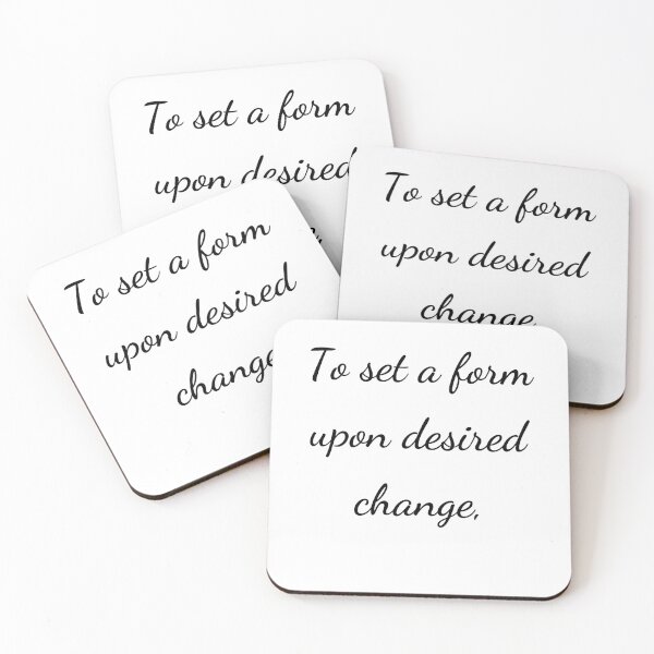 Item preview, “To set a form upon desired change,” - handwriting black designed and sold by ariksworld.