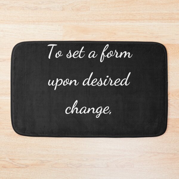 Item preview, “To set a form upon desired change,” - handwriting white designed and sold by ariksworld.