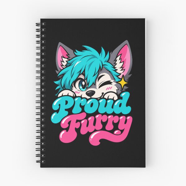 Item preview, Proud Furry Cute Kawaii Wolf Fandom Design designed and sold by Yellowriversss.