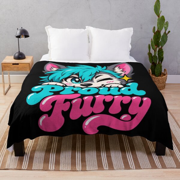 Item preview, Proud Furry Cute Kawaii Wolf Fandom Design designed and sold by Yellowriversss.