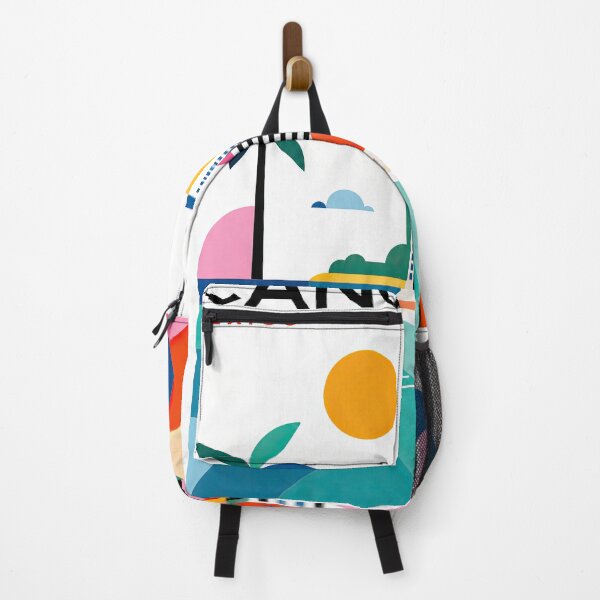 Item preview, Colorful geometric poster illustration of Cancun, Mexico with designed and sold by ckybe.