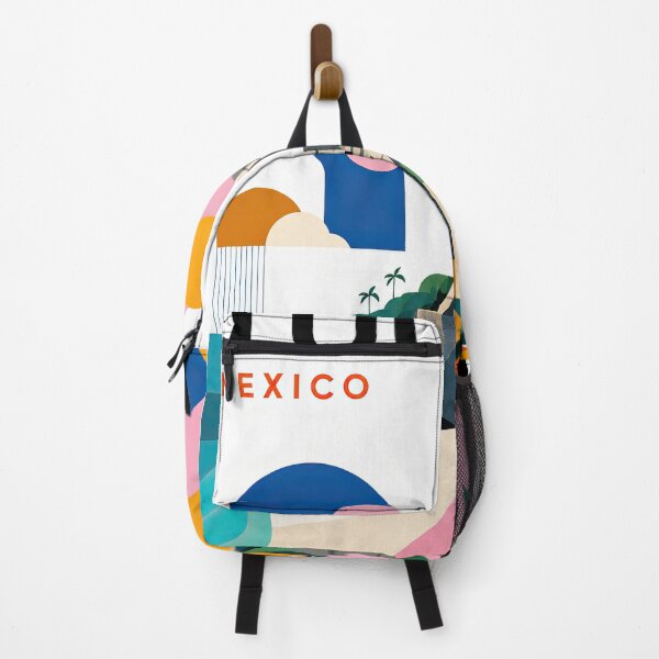 Item preview, Colorful geometric travel poster depicting Tulum, Mexico, with designed and sold by ckybe.