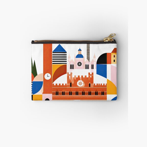 Item preview, Colorful geometric illustration of Siena, Italy featuring the designed and sold by ckybe.