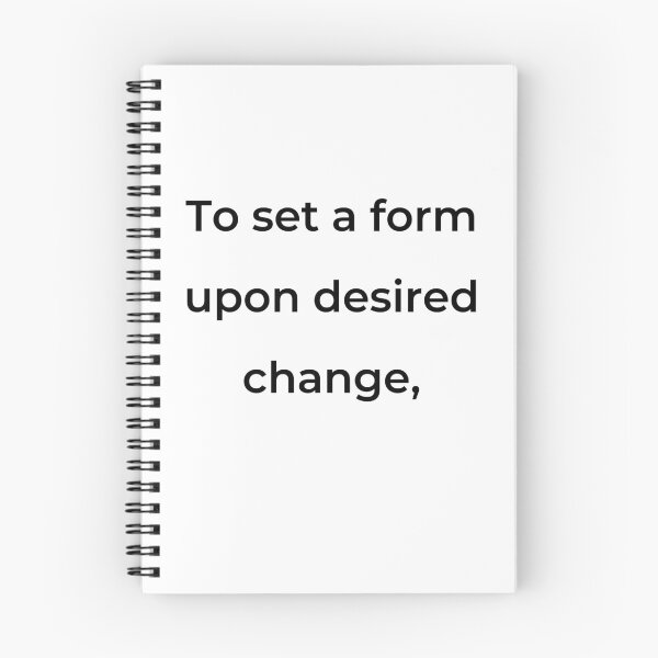 Item preview, “To set a form upon desired change,” - print black designed and sold by ariksworld.