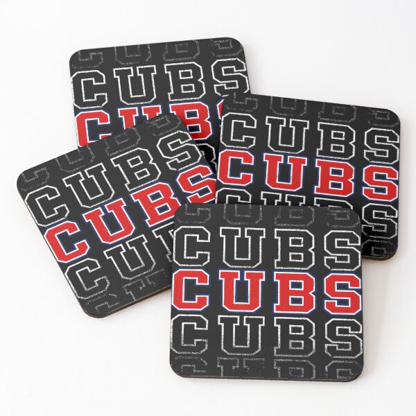 Item preview,  Cubs Stacked Baseball designed and sold by ChoiceFreedom.