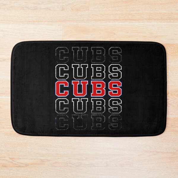 Item preview,  Cubs Stacked Baseball designed and sold by ChoiceFreedom.