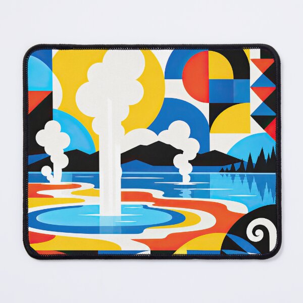 Item preview, Colorful abstract poster illustrating Rotorua, New Zealand, with designed and sold by ckybe.