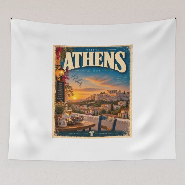 Item preview, Athens Greece – Vintage Acropolis designed and sold by Fleetwood1994.
