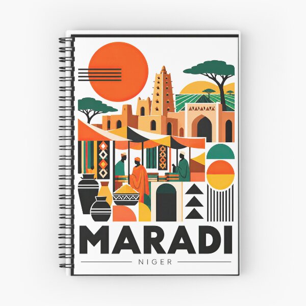 Item preview, Colorful graphic poster featuring stylized Moroccan architecture designed and sold by ckybe.