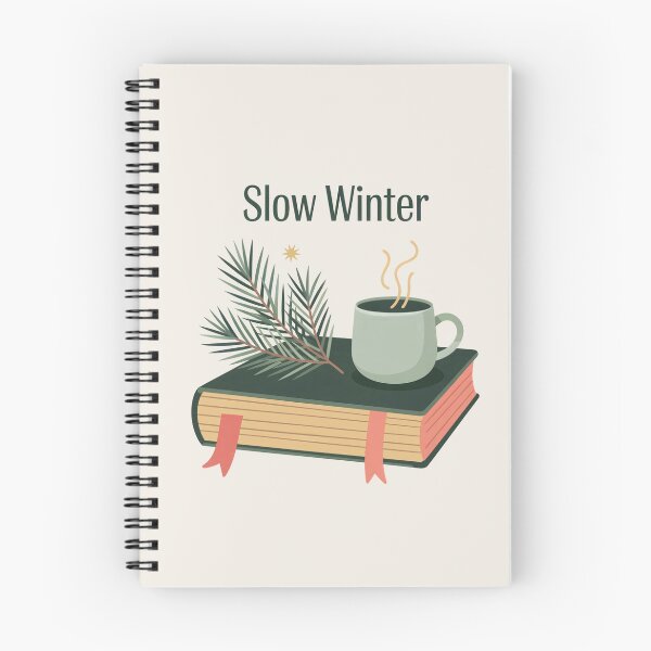 Item preview, Slow Winter Cozy Book and Mug designed and sold by TrendMorphic.