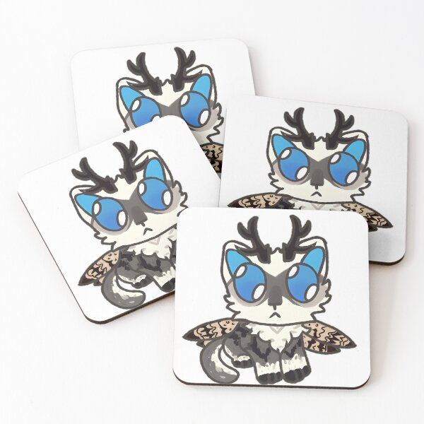 Item preview, Cute Fantasy Moth Deer Cat Creature designed and sold by pechiegdda.