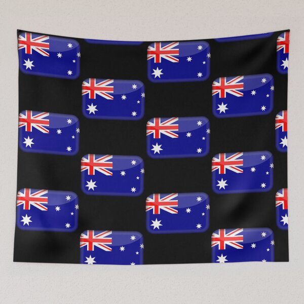 Item preview, Australian 3D Flag Australia Pride Design designed and sold by YAZ.