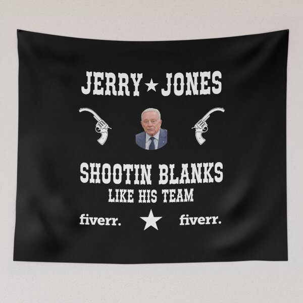 Item preview, Jerry Jones Shootin Blanks Football Meme designed and sold by AkeeQuitzonhkl.