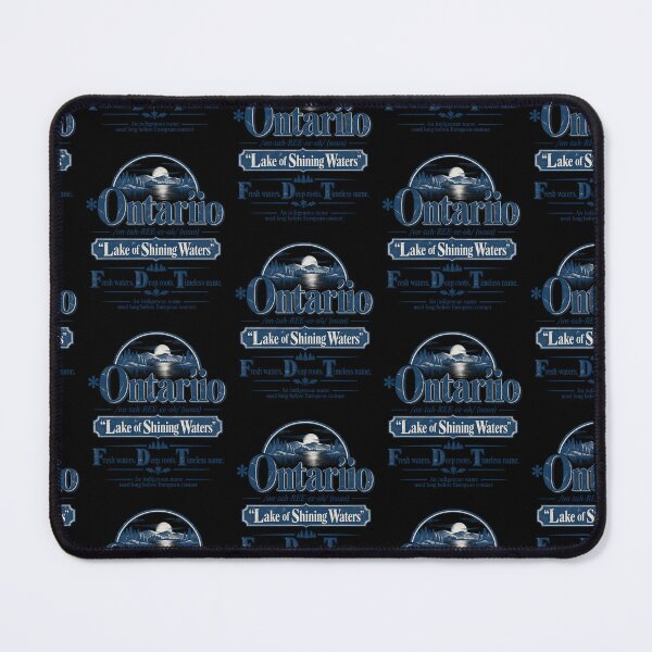 Item preview, Ontario Definition Lake Of Shining Waters Vintage Geography Design designed and sold by Fatherday.