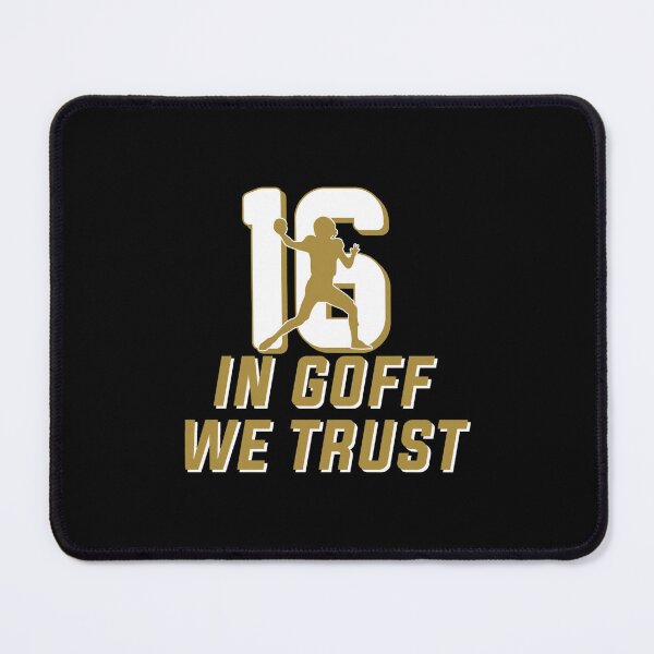Item preview, In Goff We Trust Number 16 Football Fan designed and sold by AkeeQuitzonhkl.
