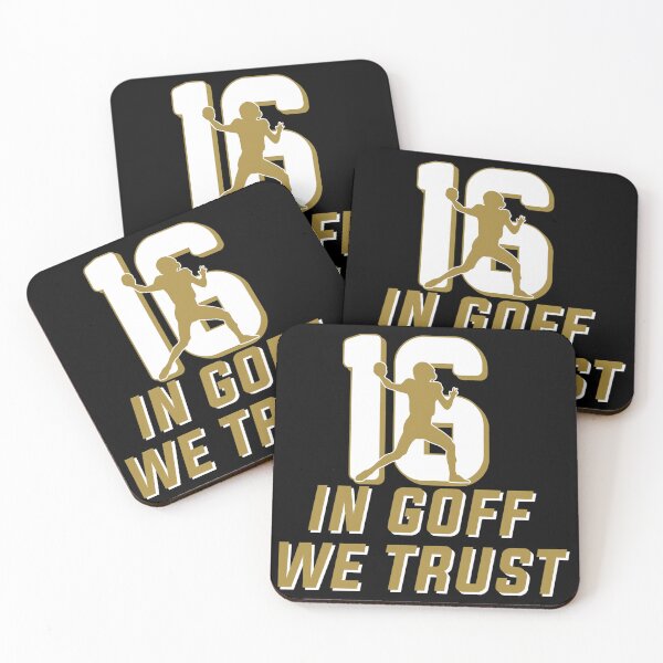 Item preview, In Goff We Trust Number 16 Football Fan designed and sold by AkeeQuitzonhkl.