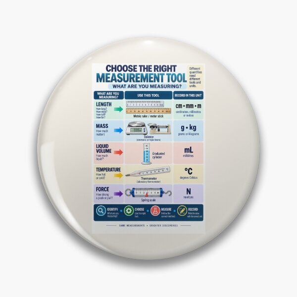 Item preview, Choose the Right Measurement Tool – Science Classroom Measurement Poster designed and sold by astersgraphics.