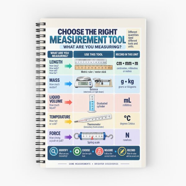 Item preview, Choose the Right Measurement Tool – Science Classroom Measurement Poster designed and sold by astersgraphics.