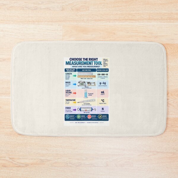Item preview, Choose the Right Measurement Tool – Science Classroom Measurement Poster designed and sold by astersgraphics.