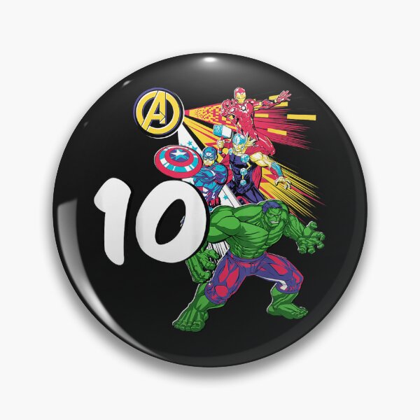 Item preview, MarveIzz Super Heroes 4vengersz 10 Year Old Tenth Birthday designed and sold by susannunlilly.