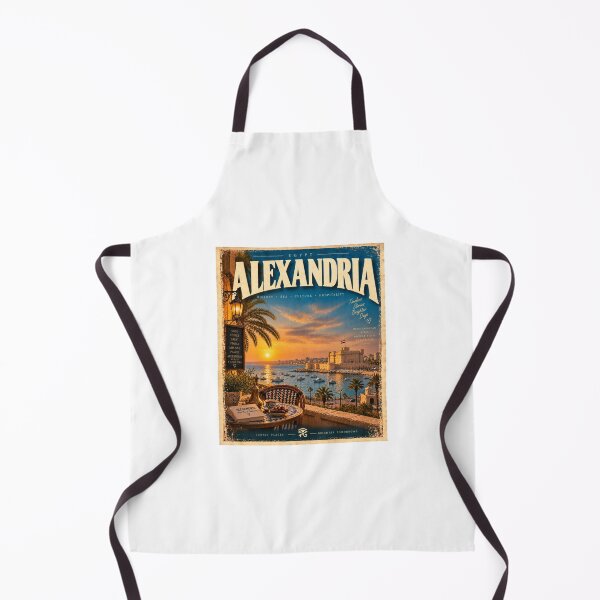 Artikelvorschau, Alexandria, Ägypten – Mediterranes Vintage-Design entworfen und verkauft von Fleetwood1994.