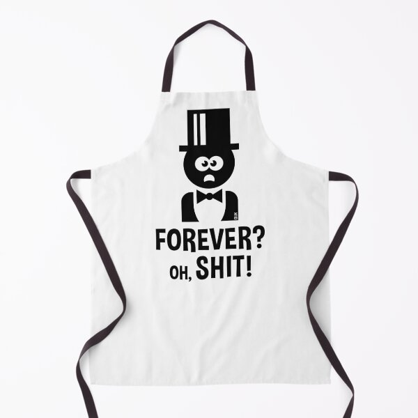 Item preview, Groom: Forever? Oh Shit! (Stag Night / Bachelor Party / Wedding / Black) designed and sold by MrFaulbaum.