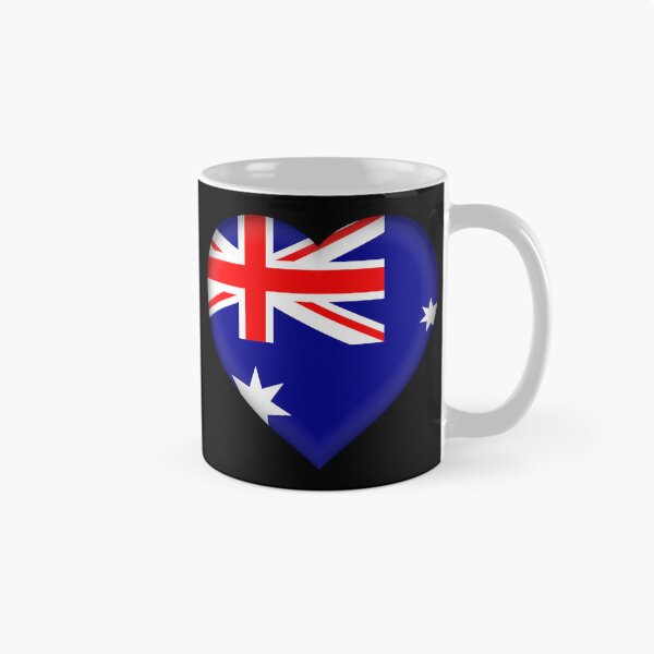 Item preview, Australian 3D Flag Heart Australia Love Design designed and sold by YAZ.