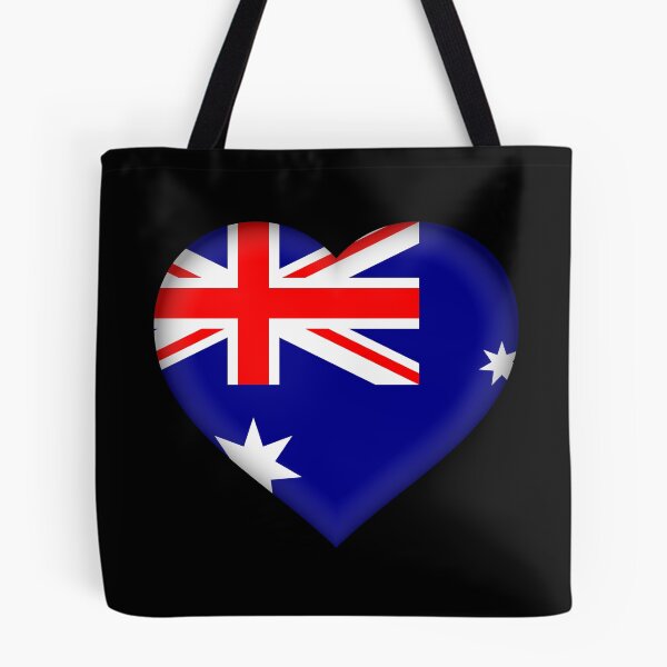 Item preview, Australian 3D Flag Heart Australia Love Design designed and sold by YAZ.
