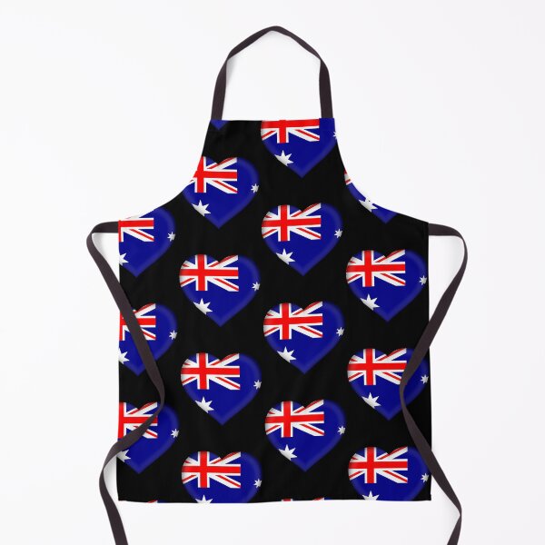 Item preview, Australian 3D Flag Heart Australia Love Design designed and sold by YAZ.