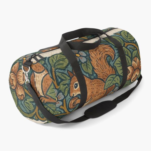 Item preview, Morris Inspired Hazelnut & Squirrel Pattern – Arts and Crafts Woodland Botanical Design designed and sold by Tamas Das.