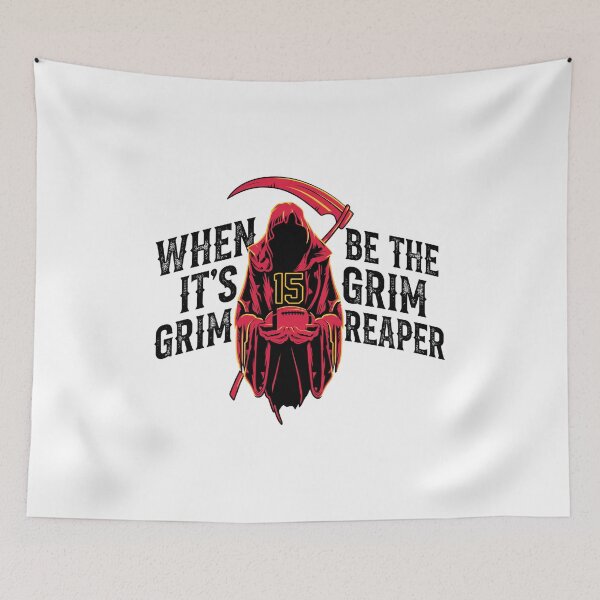 Item preview, Be The Grim Reaper Number 15 Football designed and sold by AkeeQuitzonhkl.